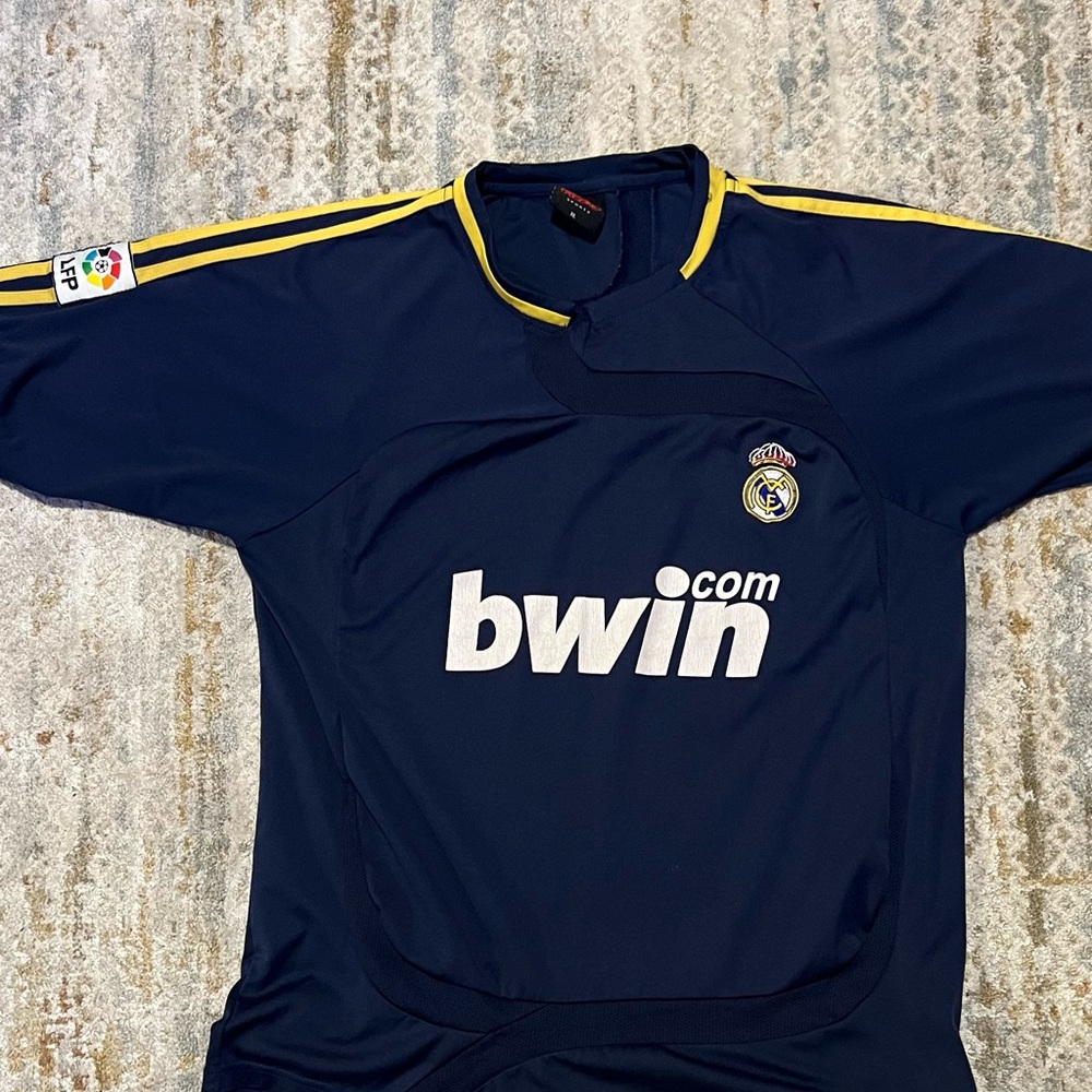 Massimo Bwin Real Madrid Soccer Jersey 2007 Football Extra Large Shirt